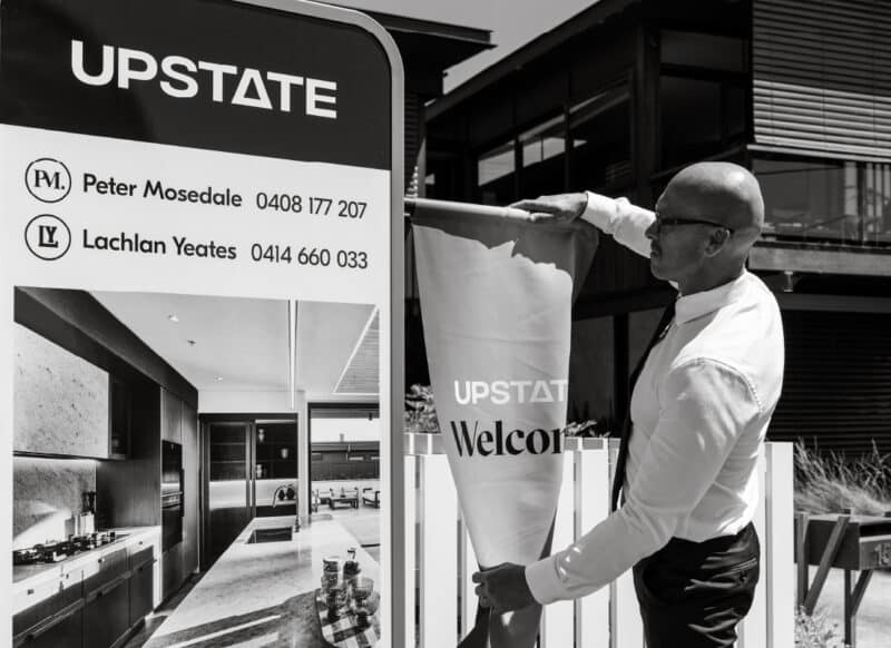 Coastal home interior with open-plan living and ocean outlook