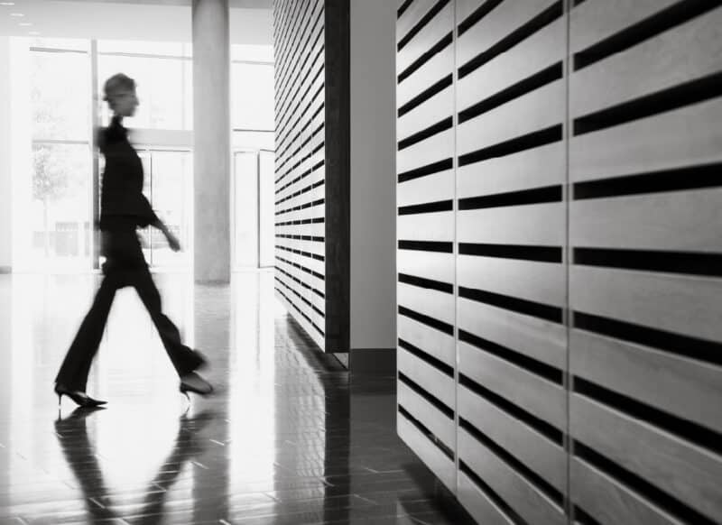 Residential property management team collaborating in a professional office environment.